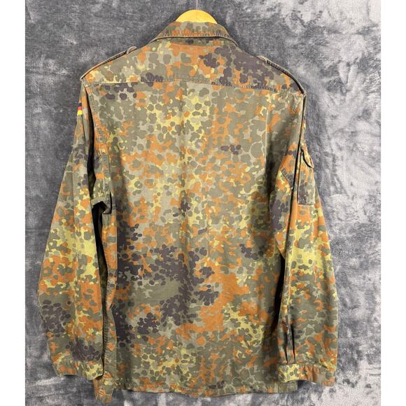 VTG 1990 Marquard + Schulz German Flecktarn Camouflage Field shirt/Jacket Large - Picture 3 of 7